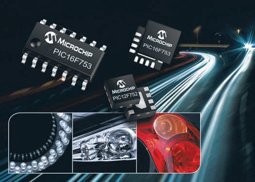 Buzení LED ve vozidlech s 8bitovými mikrokontroléry